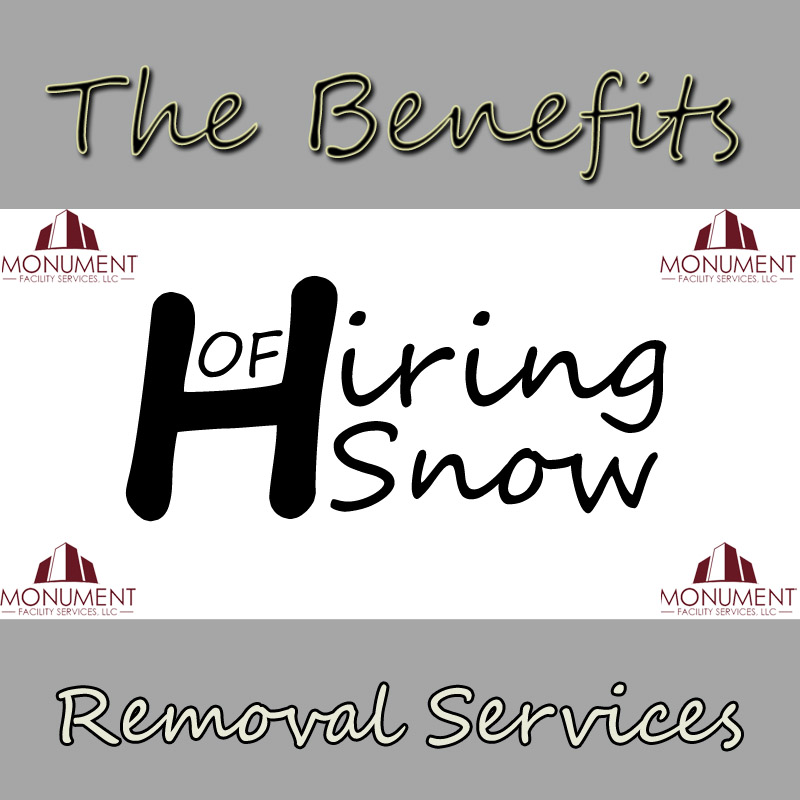 The Benefits of Hiring Snow Removal Services Monument Facility Services